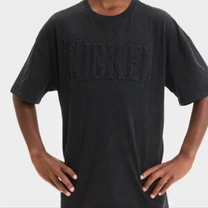 NEW Boys' Wicked Short Sleeve Graphic T-Shirt - Charcoal Black XS